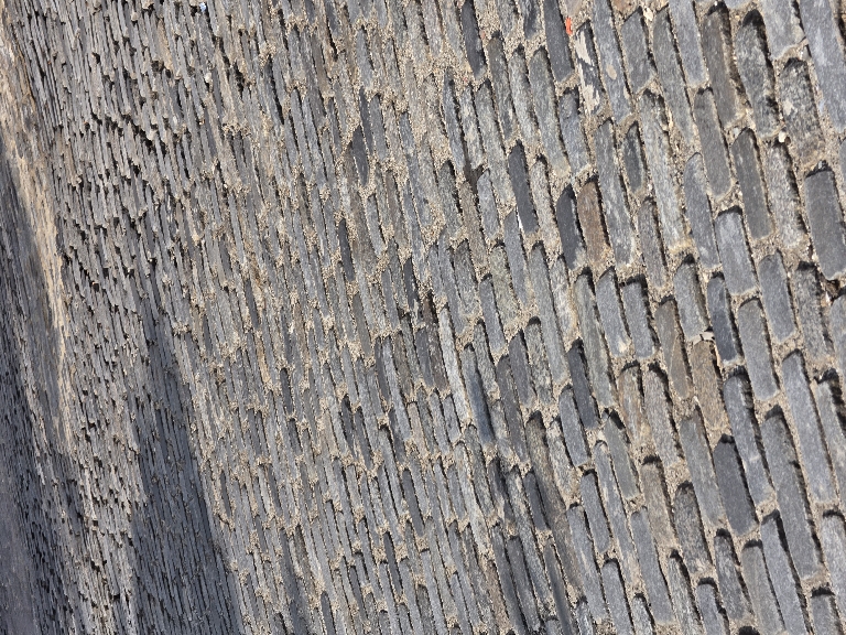 This is a picture of a stone road