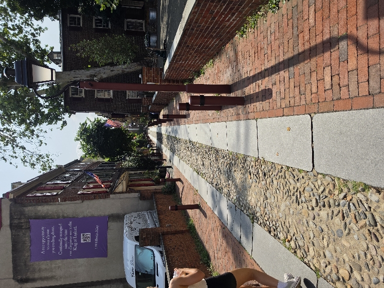 Here is a picture of Elfreth's Alley
