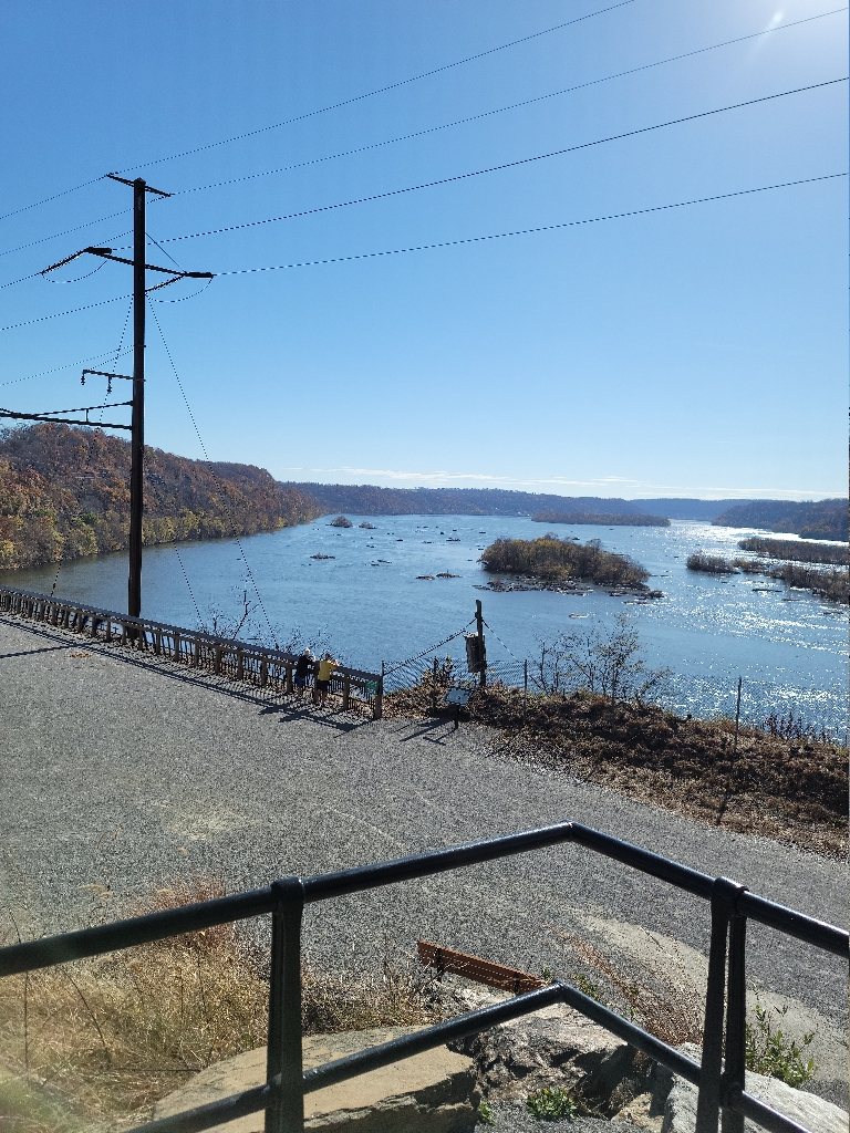 This picture a picture of the view downstream on the Susquehanna River.